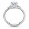 DALKEITH PAVE ACCENT DIAMOND ENGAGEMENT