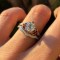 Peebles Round Engagement Ring