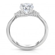 DALKEITH PAVE ACCENT DIAMOND ENGAGEMENT