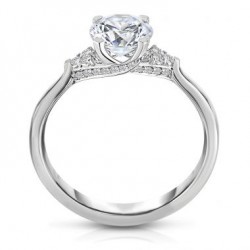 DALKEITH PAVE ACCENT DIAMOND ENGAGEMENT