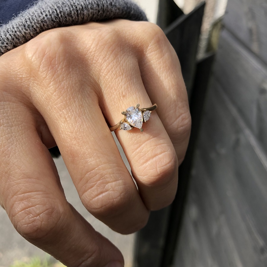 Waterfall Jewelers - Tacori style tip: Lock in your favorite engagement ring  with eternity diamond bands on either side of your engagement ring, and  show your right hand some love with your